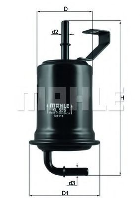 KL536 Mahle Original Фильтр топлива
